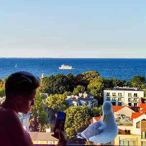 Przy Plazy Z Widokiem Na Morze , Sopoty Polsko